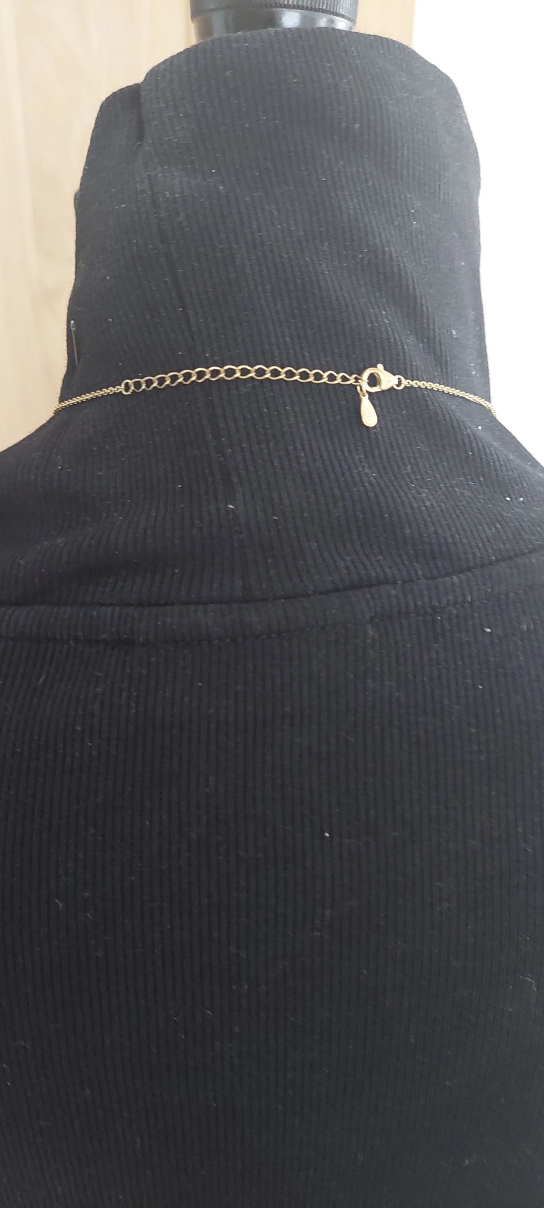 Infini zilver 925 gouden ketting – Pavé strass hanger ✨♾️ – photo 4